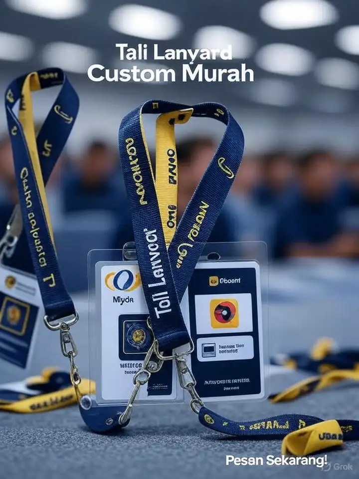 Jual Tali Lanyard Custom Murah, Ini Vendor Terbaik